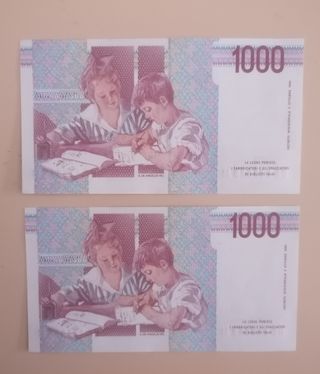 Banconote 1000 Lire Italia 