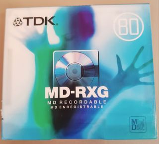 Minidisc TDK 80 mins. Nuevo