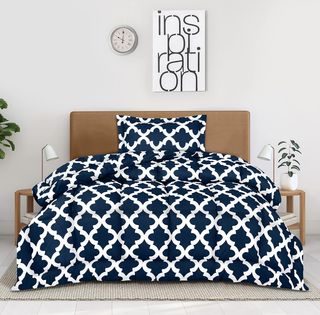 4 piezas de cama 90 tamaño individual color azul