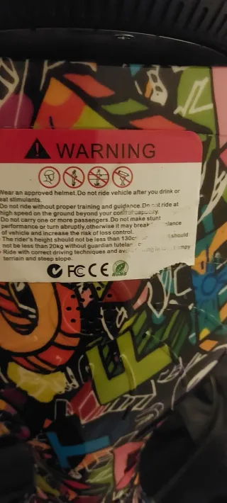 Hoverboard para pieza