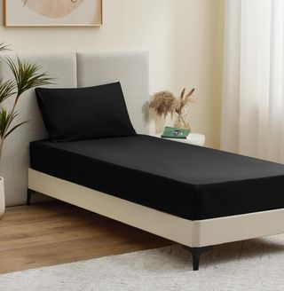4 piezas de cama 90 tamaño individual color negro