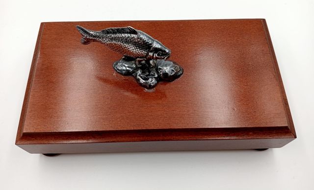 FIGURA DE PLATA "CARPA" DE MUELA (11123)