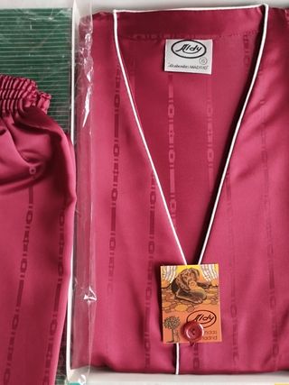 Pijama caballero burdeos nuevo
