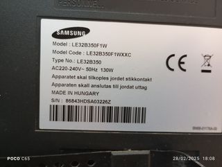 Televisión Samsung 32"