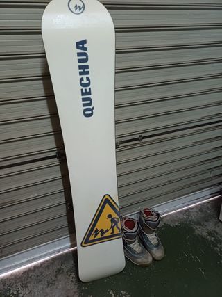 Preciosa tabla de snowboard 