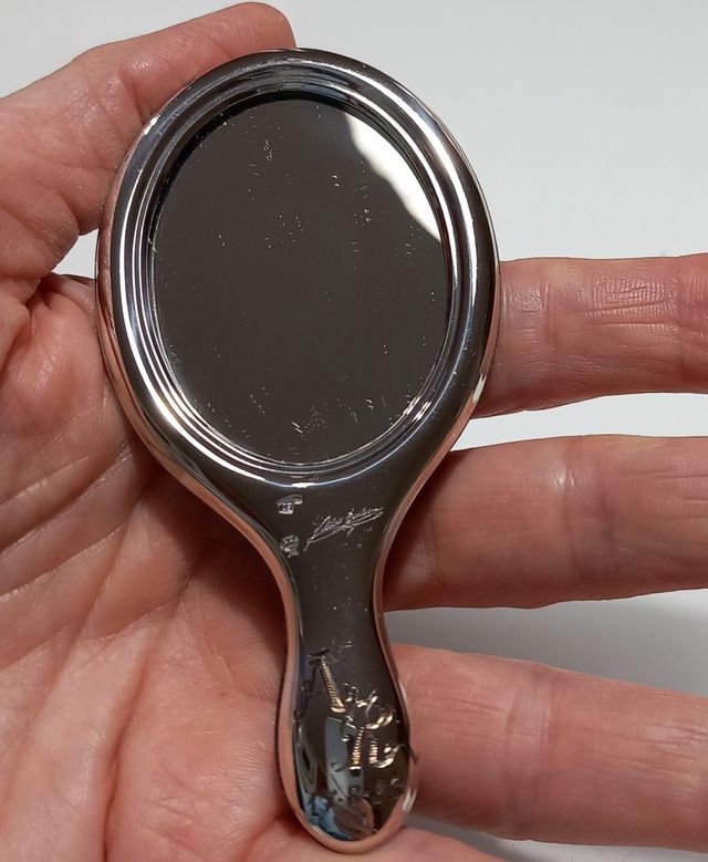 Espejito de bolso plata de ley