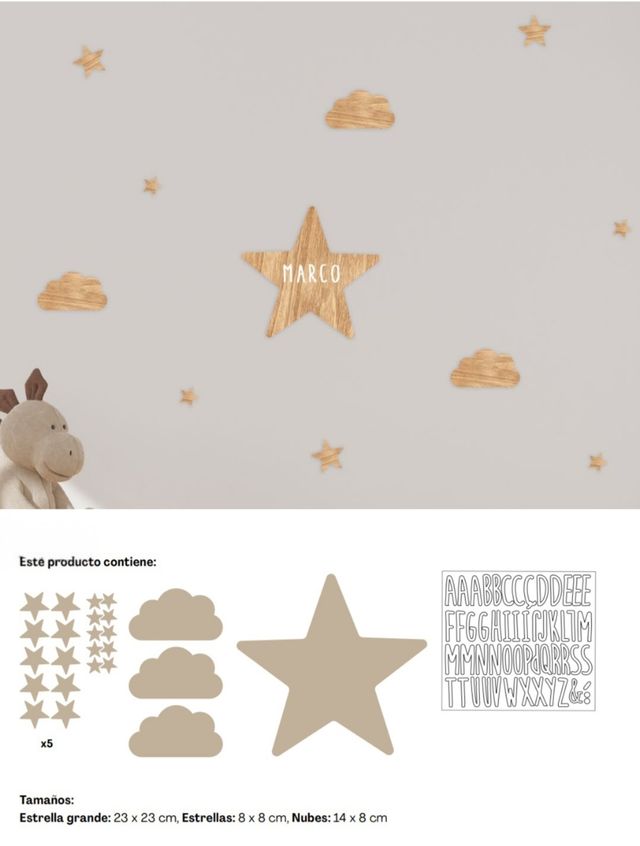 DECORACIÓN DE PARED INFANTIL REGALO 