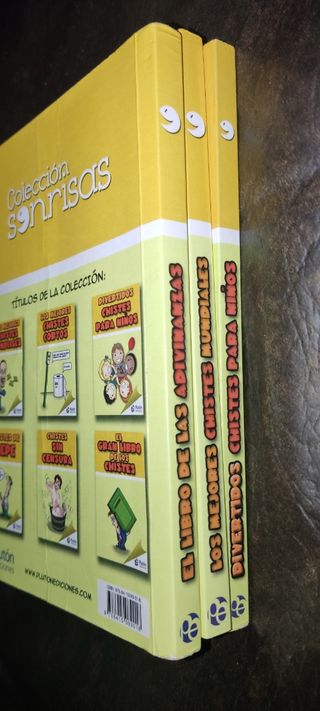 Lote 3 libros chistes