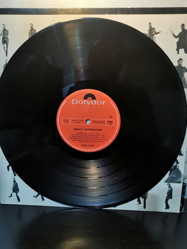 ‎"Ringo's Rotogravure" LP vinile Italy 1976