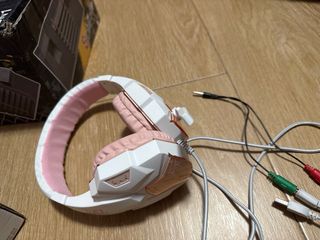 QearFun LEDauriculares con micrófono para jugador