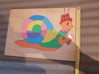 Puzzle juguete madera