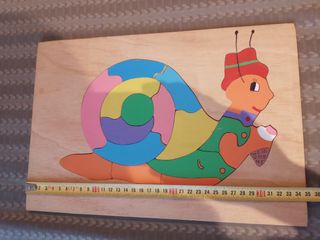 Puzzle juguete madera