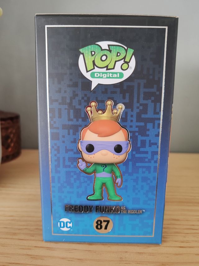 Freddy funko as the riddler funko nft