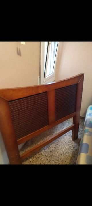 Cabezal de madera cama 90