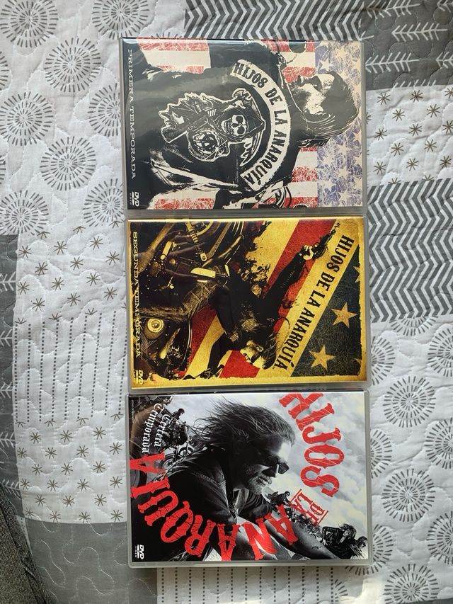 DVD “hijos de la anarquía” temporadas 1/3