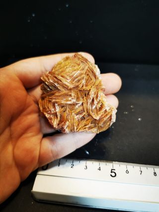 Mineral barita y cerusita