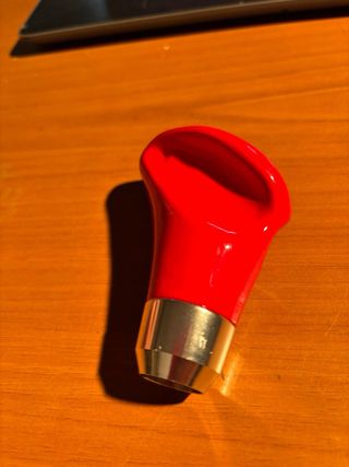 Pomo palanca rojo