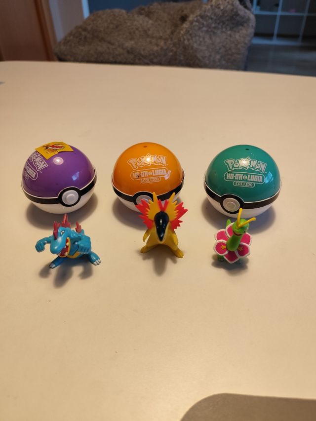 Figura Typholsion, Meganium y Feraligatr