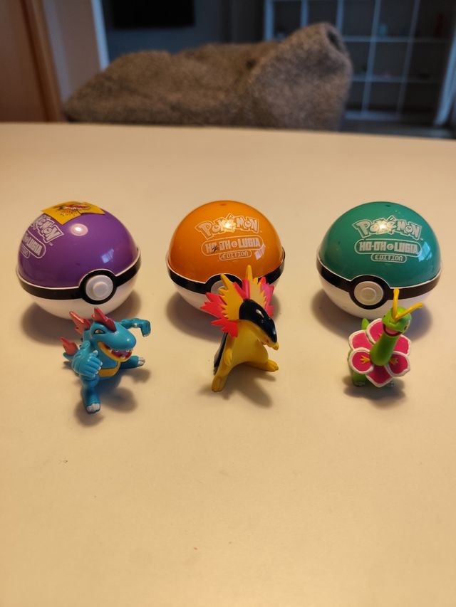 Figura Typholsion, Meganium y Feraligatr