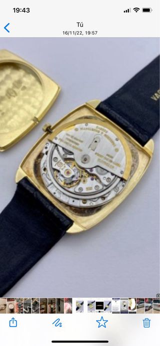 Reloj vacheron Costantin oro 