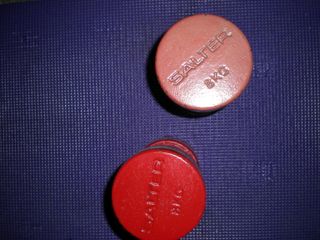 ✅ 2 MANCUERNAS DE 8KG SALTER