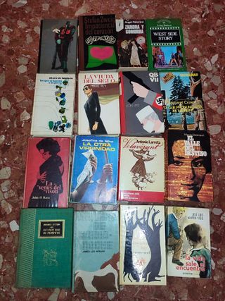Lote de 15 libros antiguos y novelas ¡Oportunidad!