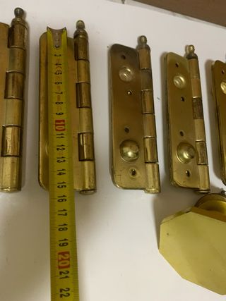 Visagras puerta seguridad y pomo