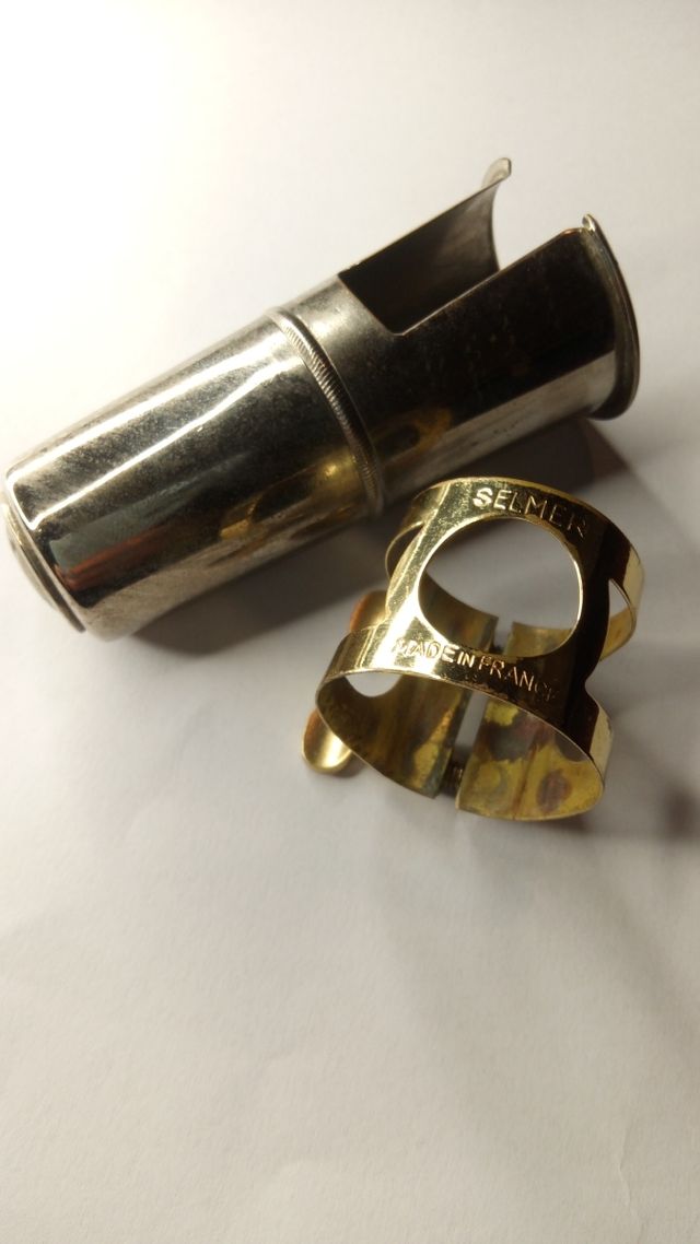 Pinza Selmer + Cappuccio sax tenore anni 70/80