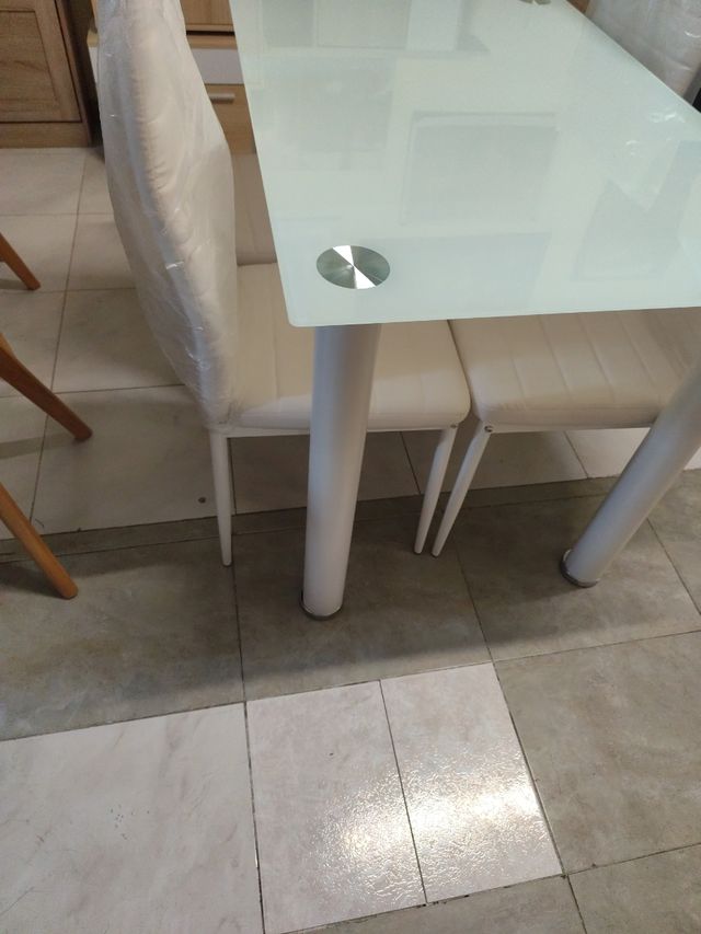 Mesa cristal comedor