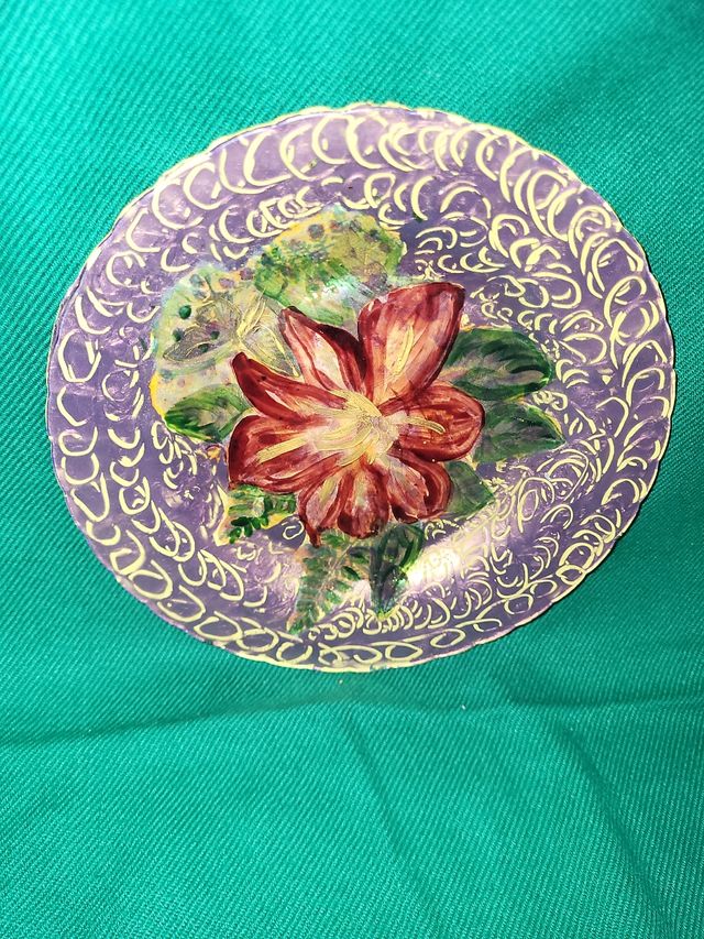 Lote platos pintados