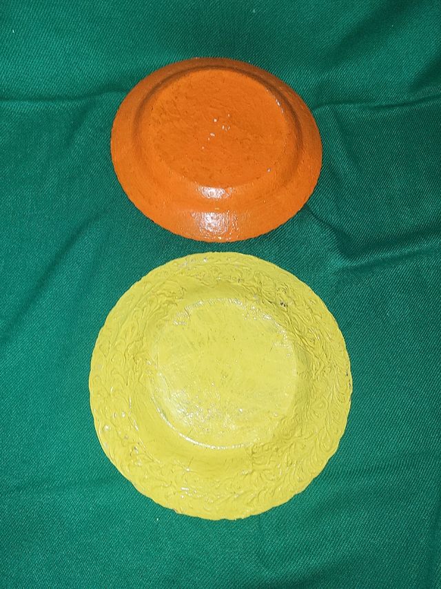 Lote platos pintados