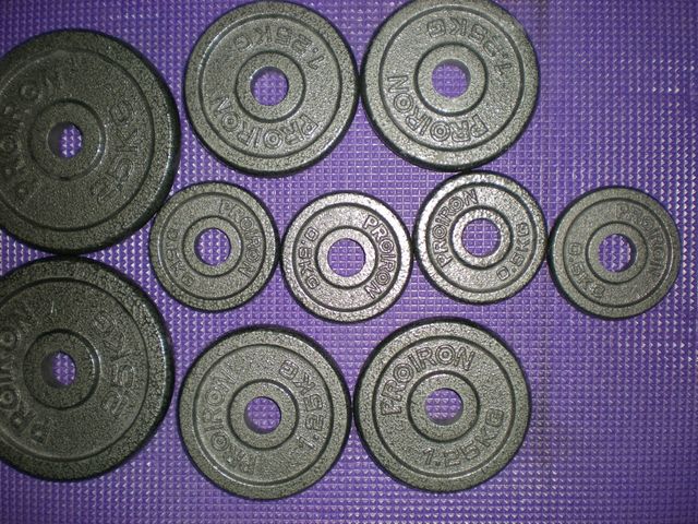 ✅ DISCOS PROIRON DE 25MM 2.5KG, 1.25KG, 0.5KG