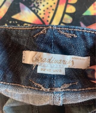 Falda vaquera Stradivarius
