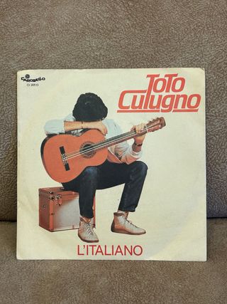 Vinile 45 giri di Totò Cutugno L’Italiano