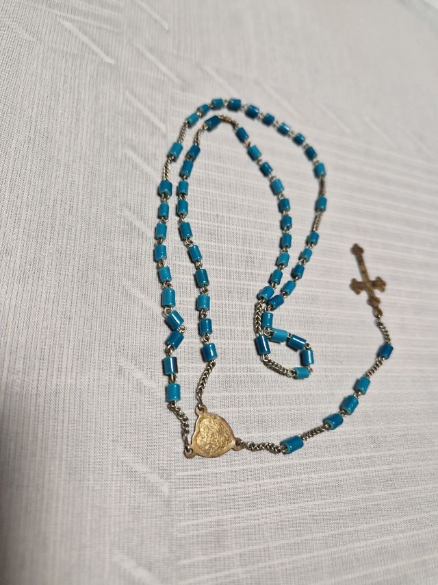 Rosario in pasta di vetro