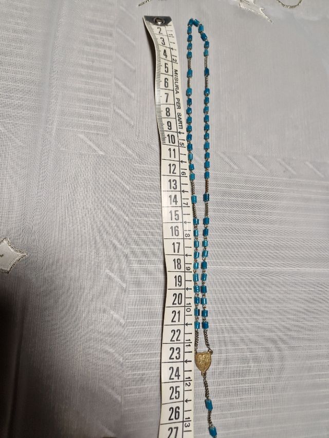 Rosario in pasta di vetro