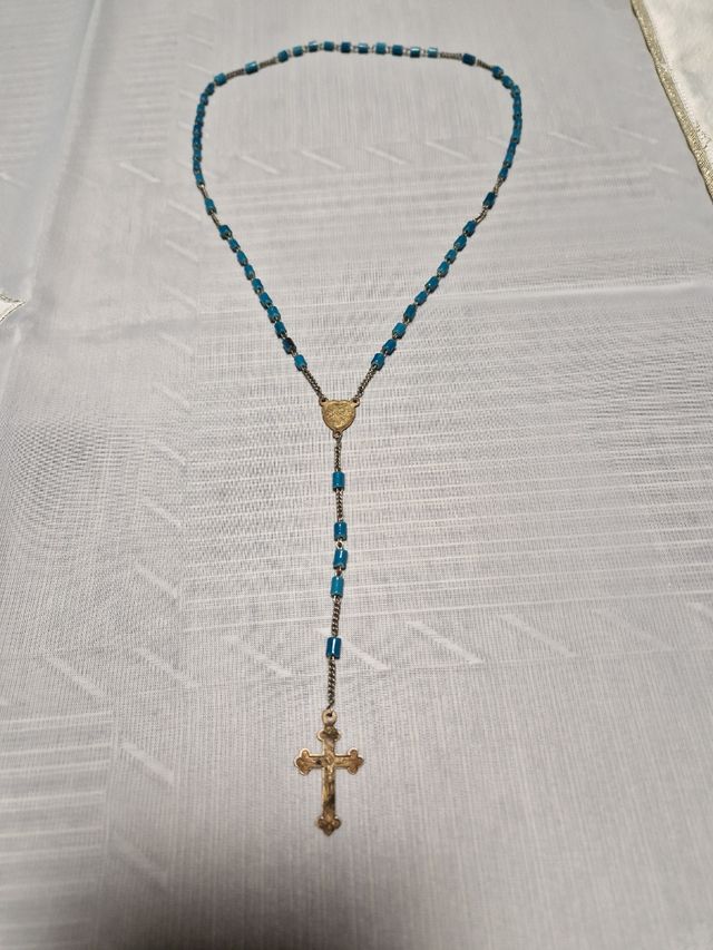 Rosario in pasta di vetro