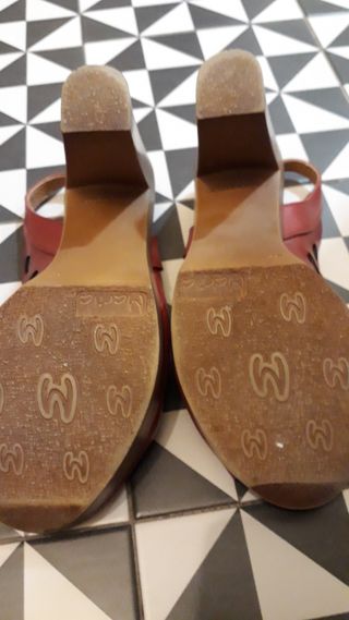 Zapatos tacón verano piel
