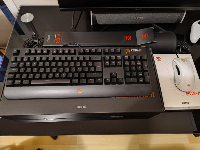 Teclado mecanico optico, BenQ