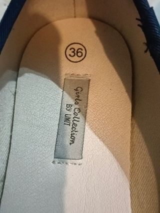 Manoletinas azul marino