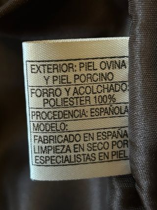 Chaquetón ante