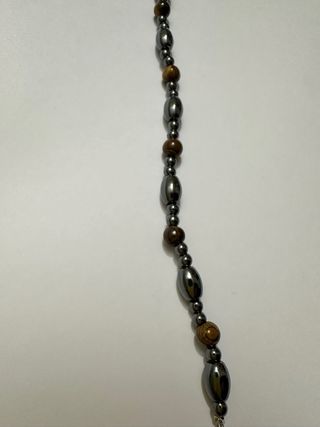 Bracciale in pietra e acciaio. Unisex