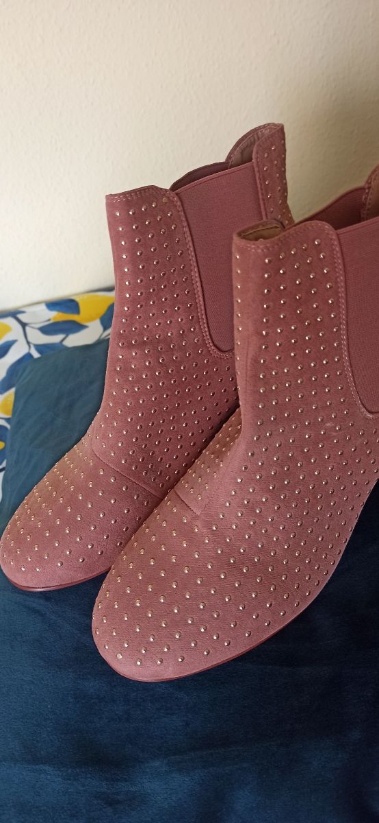 Botines rosas ! Nuevos!