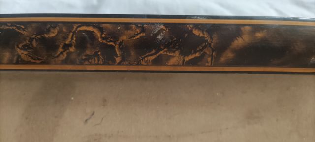 Lotto di 6 cornici in radica di legno anni 30 - 40