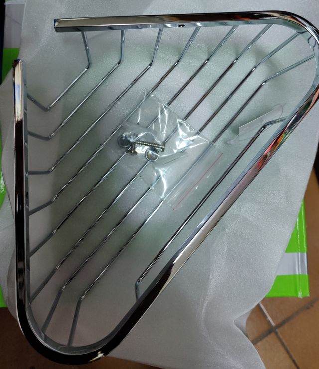 Jabonera grande metálica rinconera NUEVO