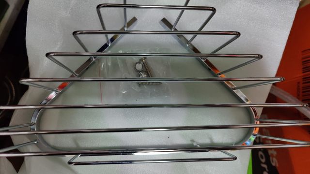 Jabonera grande metálica rinconera NUEVO