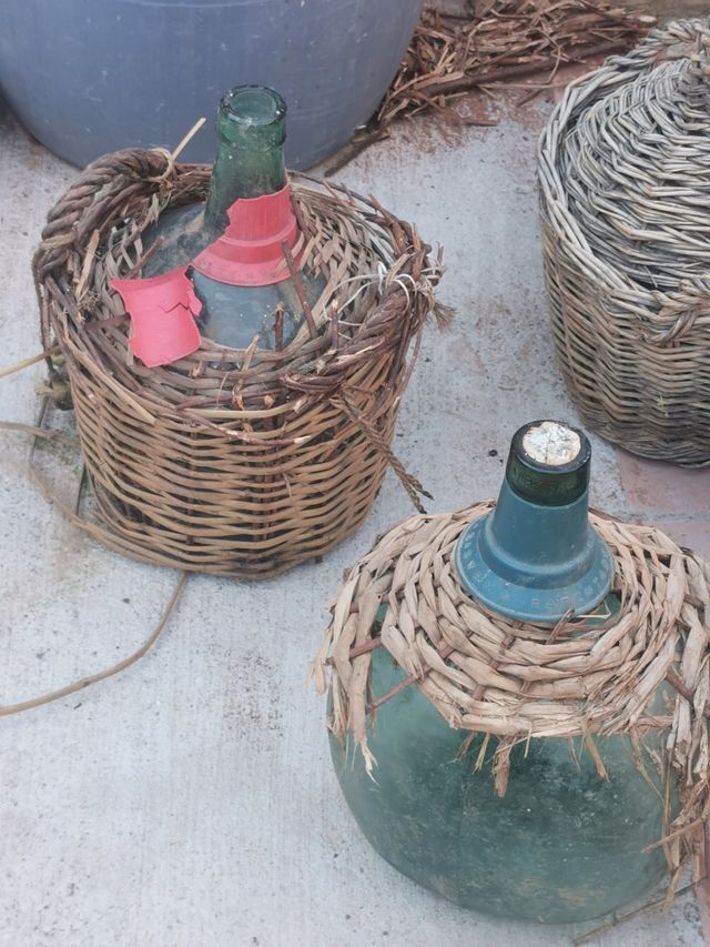 Damajuanas cristal verde