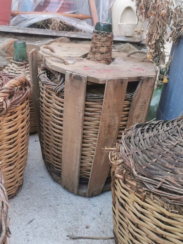 Damajuanas cristal verde