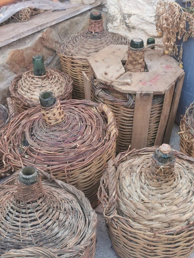 Damajuanas cristal verde