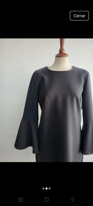 Vestido mangas farol